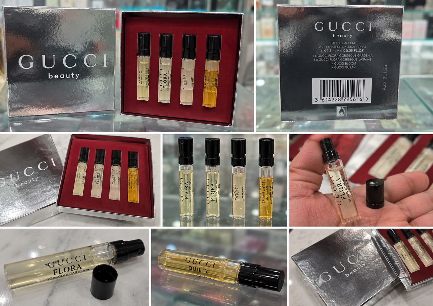 Gucci Beauty Mini Fragrance Gift Set – 4 x 1.5ml Eau de Parfum