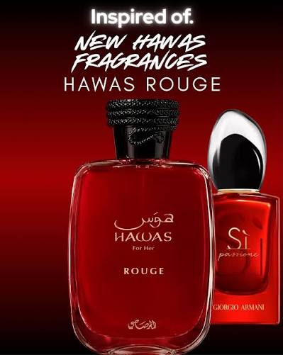 Rasasi Hawas Rouge for Women Eau de Parfum
