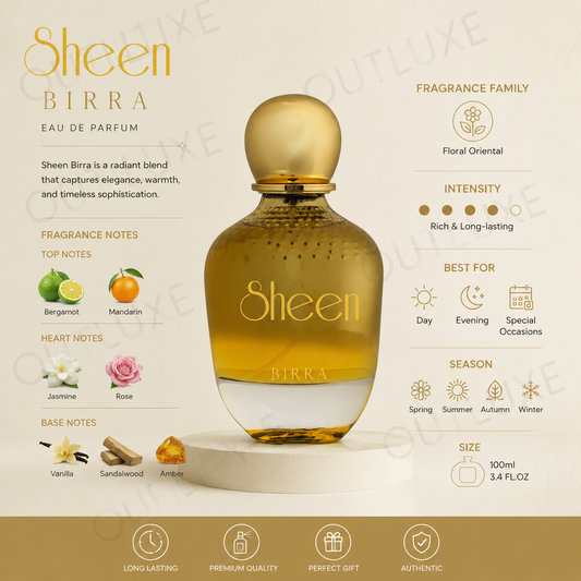 Birra Women Sheen Long Lasting Fragrance Eau De Parfum- 100ml
